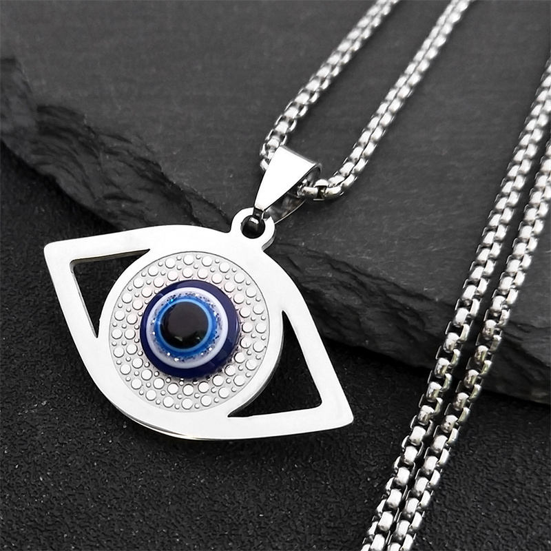 Jewelry & Watches Vitopoulos Reviews - Islam Hamsa Evil Blue Eye ketting