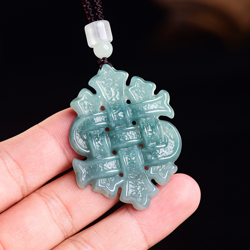 Jewelry & Watches Vitopoulos Reviews - Natuurlijke Birmese Jadeiet Chinese Knoop Hanger