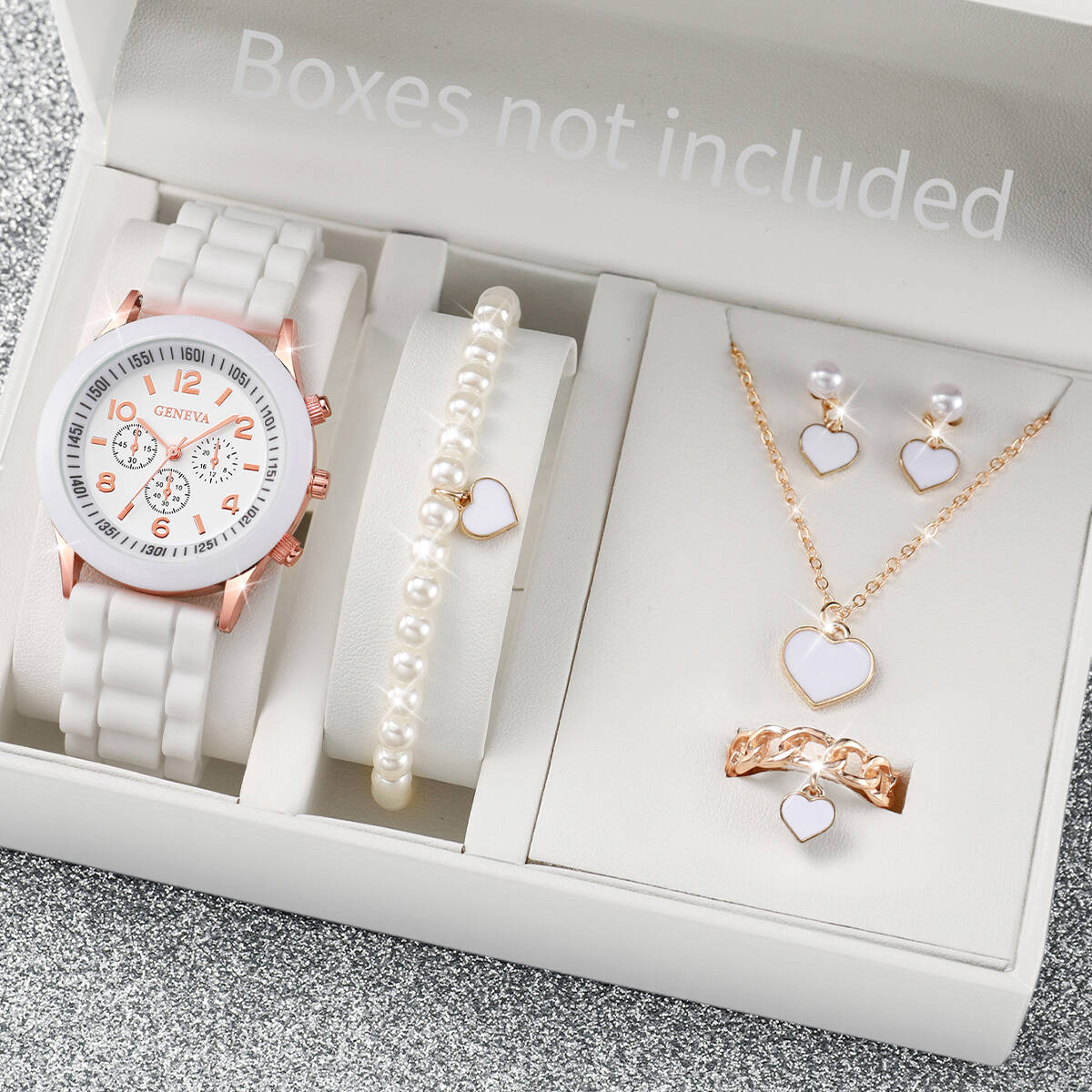 Jewelry Watch Making - 5/6PCS Mode Vrouwen Horloges Sieraden Set