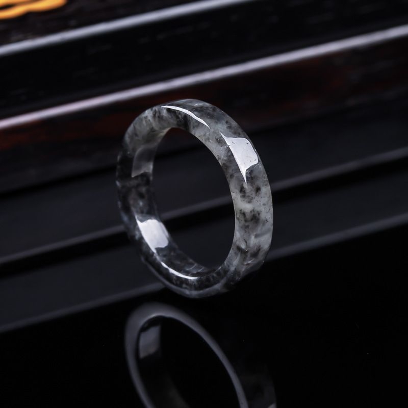 Jewelry & Watches Vitopoulos Reviews - Natuurlijke A-klasse Birmese, zwarte jadeiet ijs-type
