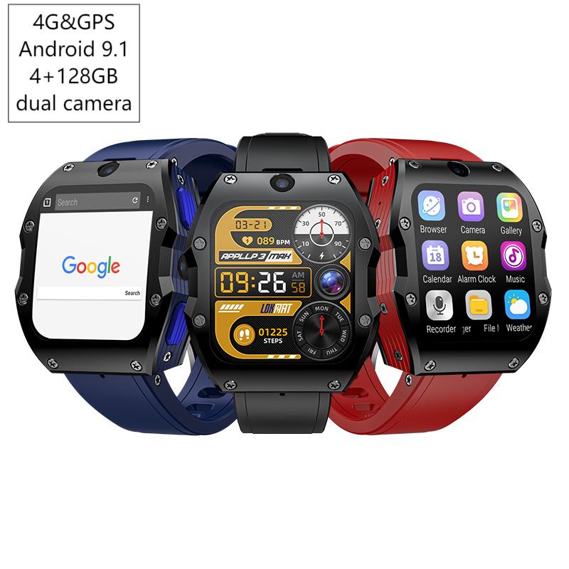 4G Android Smartwatch 4 + 128G - Smartwatch recensie en prijs