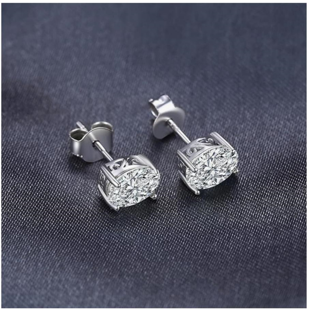 14K goud fysiek echt goud labo - Diamond Stud Earrings recensie en prijs