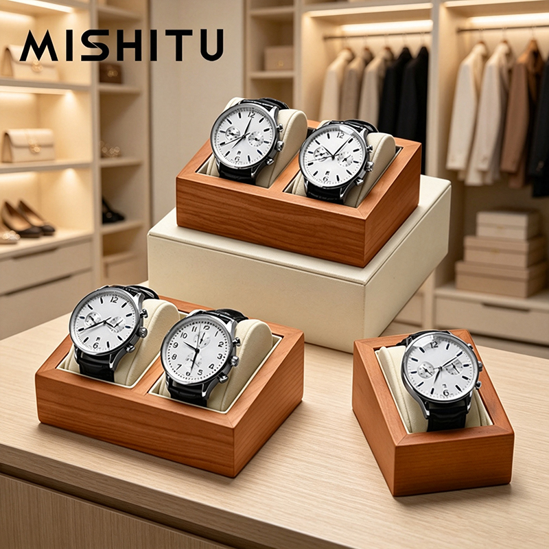 MISHITU Massief Houten Horloge - Jewelry Organizer Watches recensie en prijs