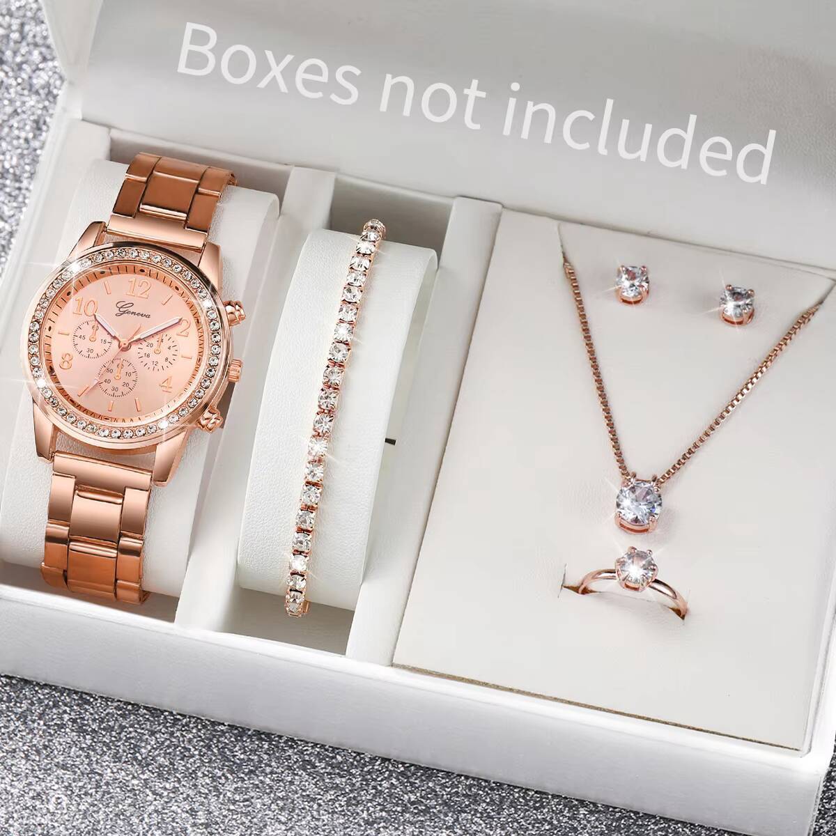 6 stks/set mode strass damesho - Jewelry Watch Making recensie en prijs