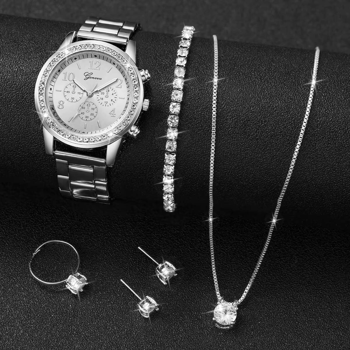 6 stks/set mode strass damesho - Jewelry Watch Making recensie en prijs