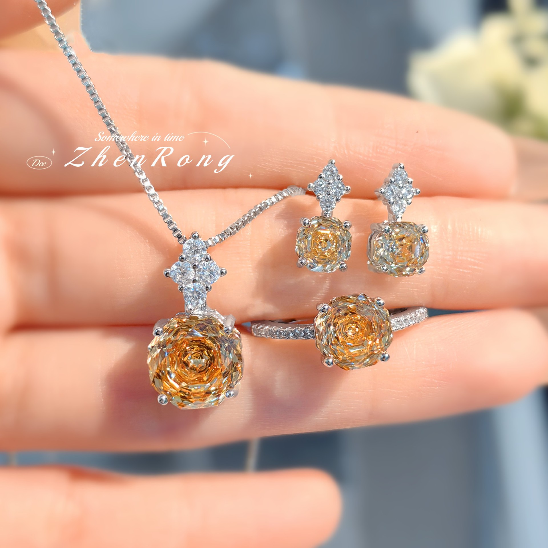 S925 Sterling Zilveren Ring Ke - Diamond Stud Earrings recensie en prijs