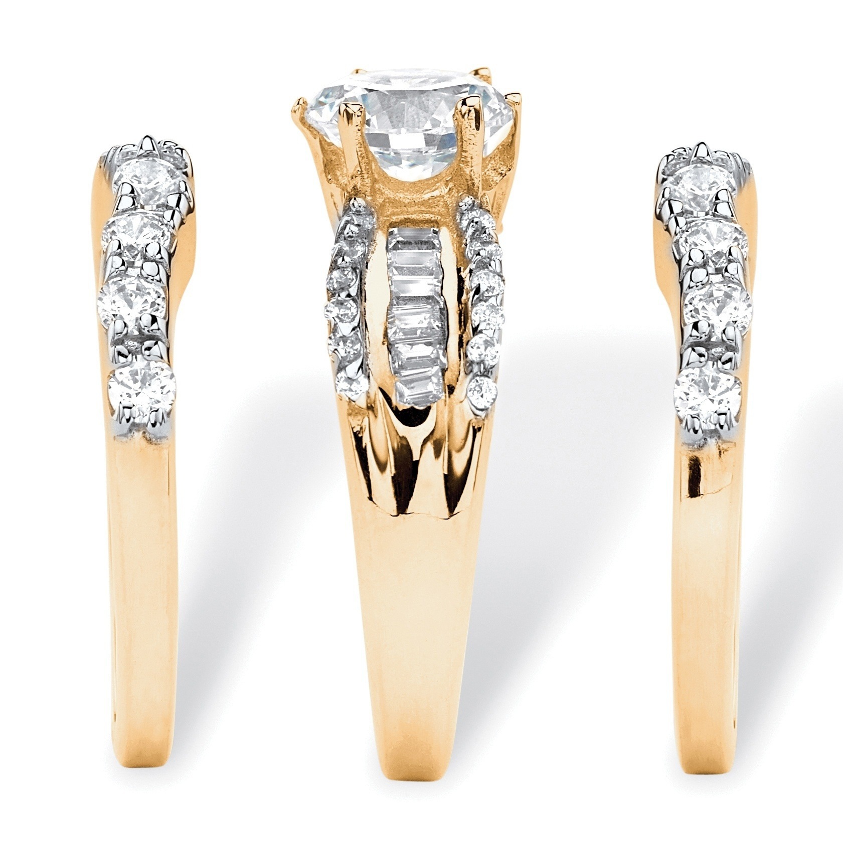 2 Stuks 100% 18K Gold Wedding  - Diamond Stud Earrings recensie en prijs