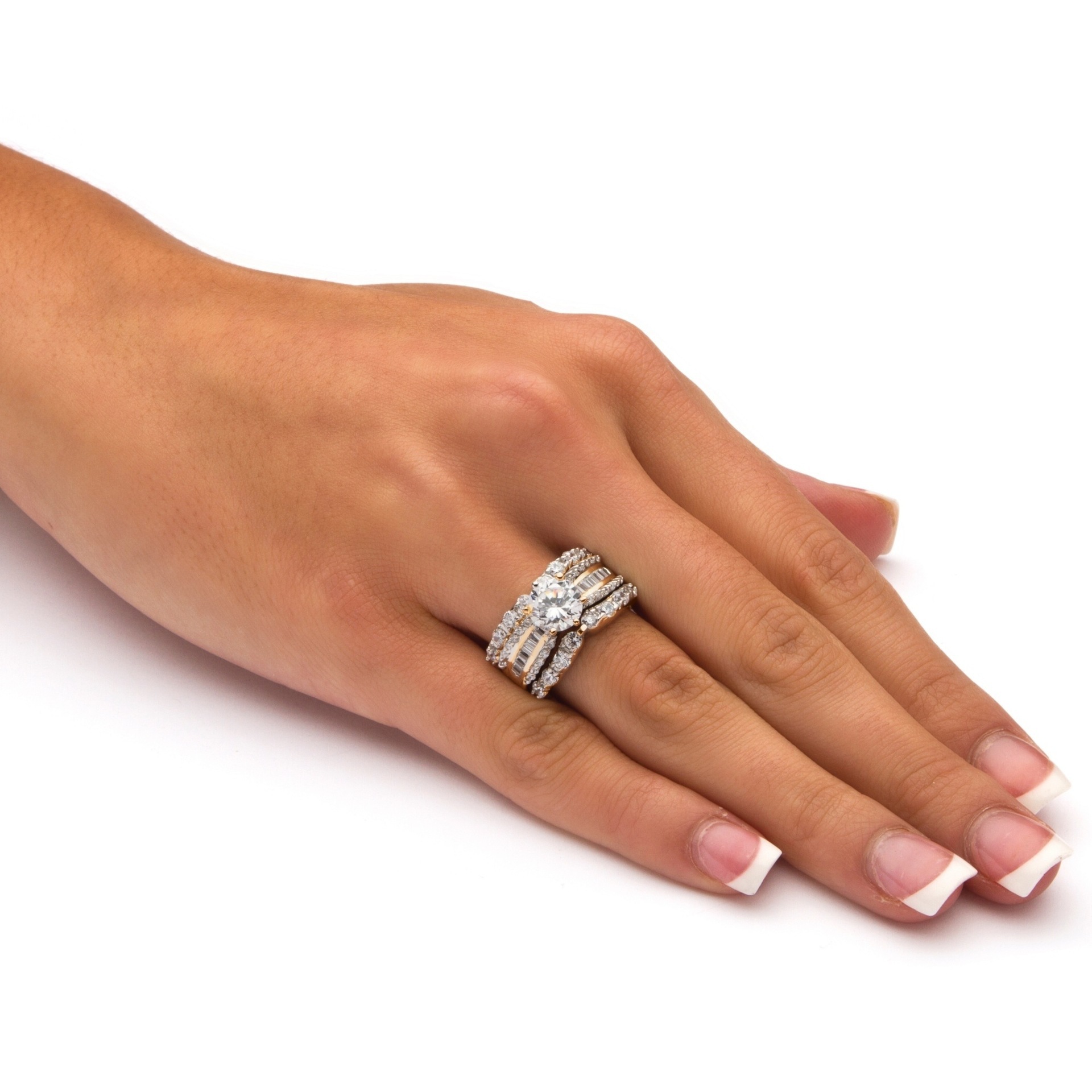 2 Stuks 100% 18K Gold Wedding  - Diamond Stud Earrings recensie en prijs