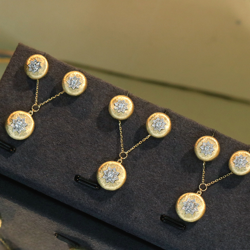 LUOWEND 100% 18K Geel Gouden O - Diamond Stud Earrings recensie en prijs