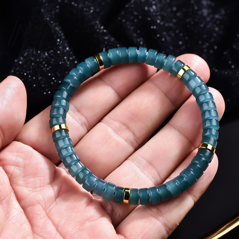 Natuurlijke Jadeïet Blauw Wate - Jewelry & Watches Vitopoulos Reviews recensie en prijs