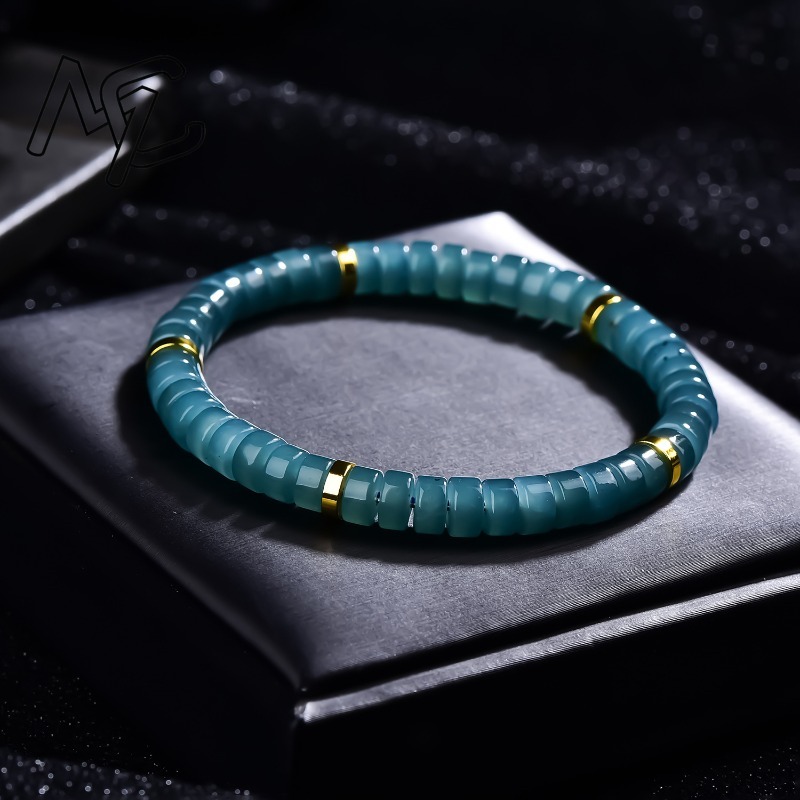 Natuurlijke Jadeïet Blauw Wate - Jewelry & Watches Vitopoulos Reviews recensie en prijs