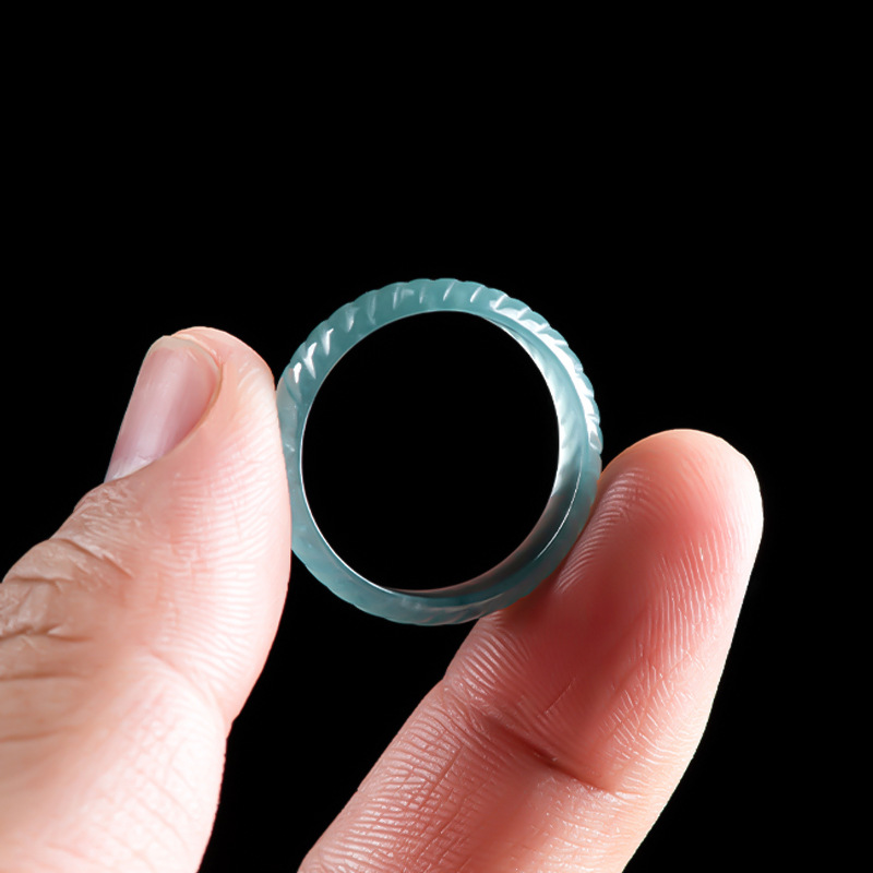 Blauwe echte Birmese Jadeiet r - Jewelry & Watches Vitopoulos Reviews recensie en prijs