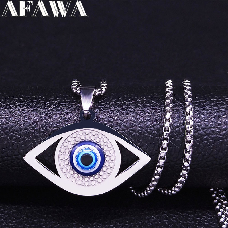 Islam Hamsa Evil Blue Eye kett - Jewelry & Watches Vitopoulos Reviews recensie en prijs