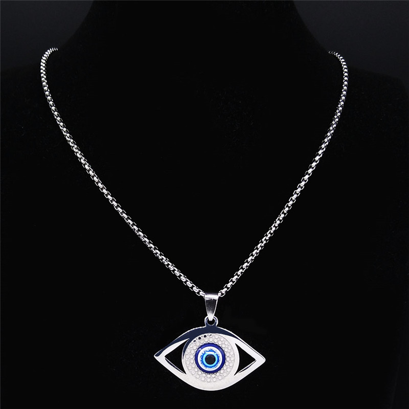 Islam Hamsa Evil Blue Eye kett - Jewelry & Watches Vitopoulos Reviews recensie en prijs
