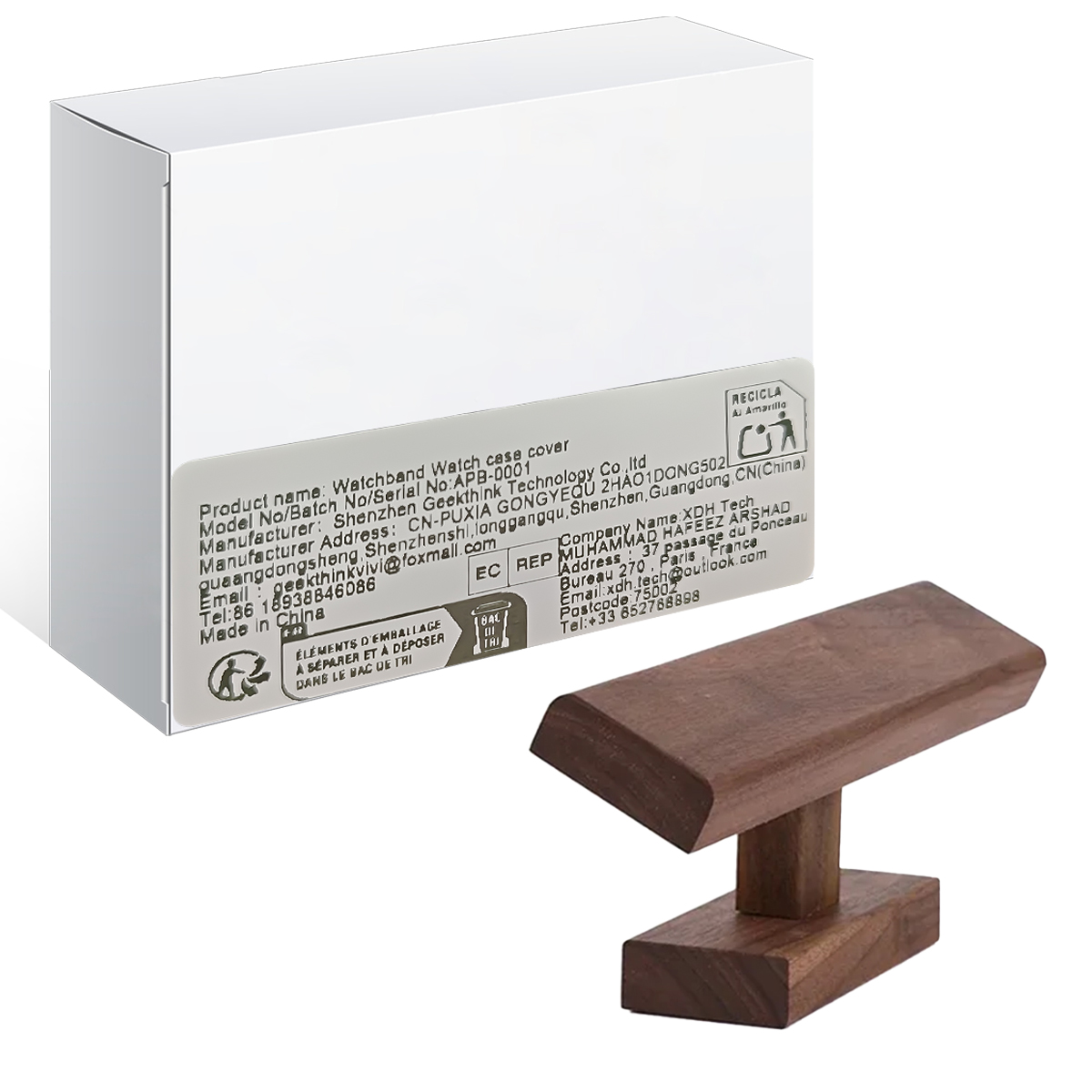 Houten Nieuwe T-Bar Vintage Wa - Jewelry Organizer Watches recensie en prijs