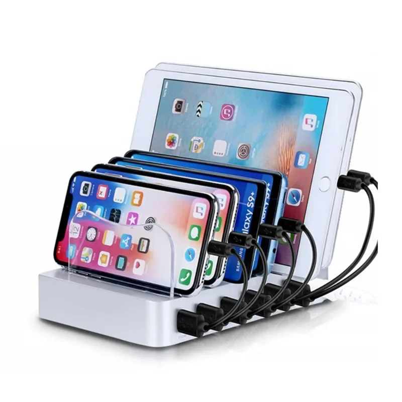 6-poorts USB bureautelefoonhou - Smartwatch recensie en prijs