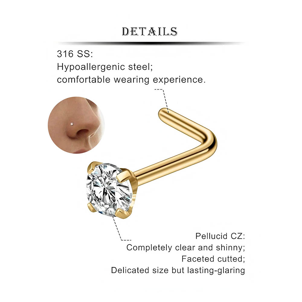 12-delige volledige set 316L h - Diamond Stud Earrings recensie en prijs