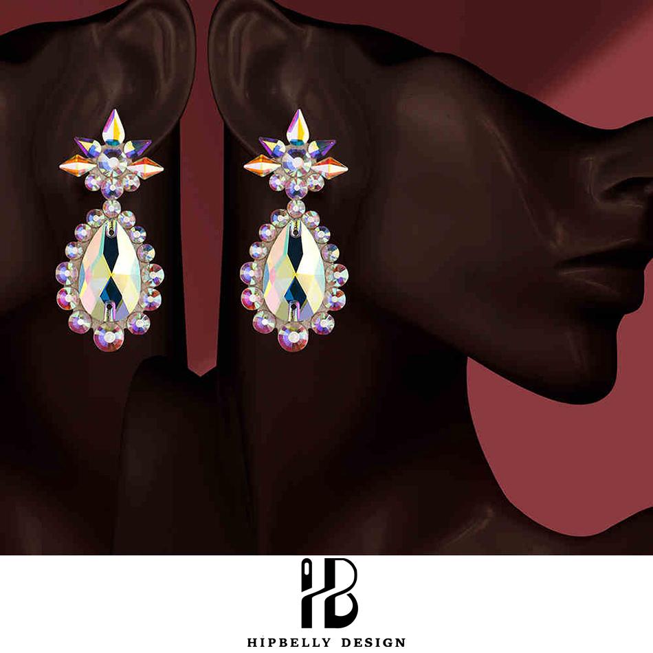 Buikdans Prestaties Accessoire - Diamond Stud Earrings recensie en prijs