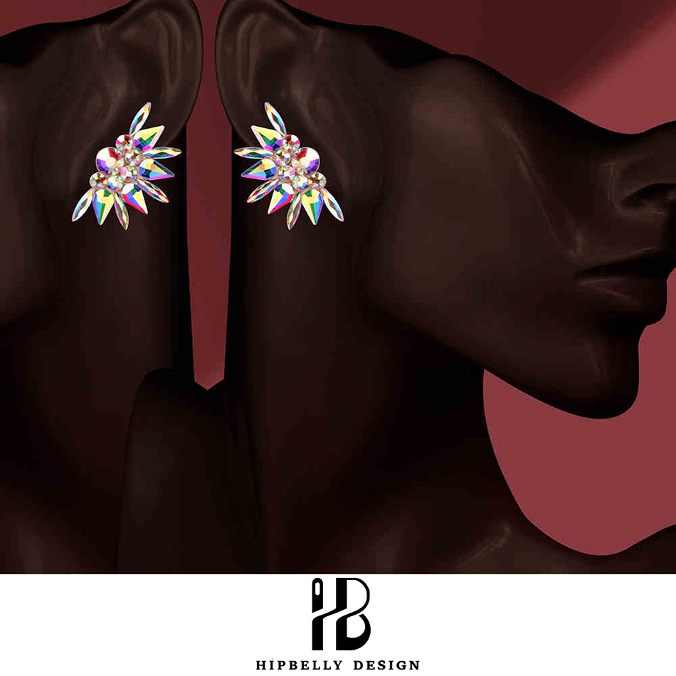 Buikdans Prestaties Accessoire - Diamond Stud Earrings recensie en prijs