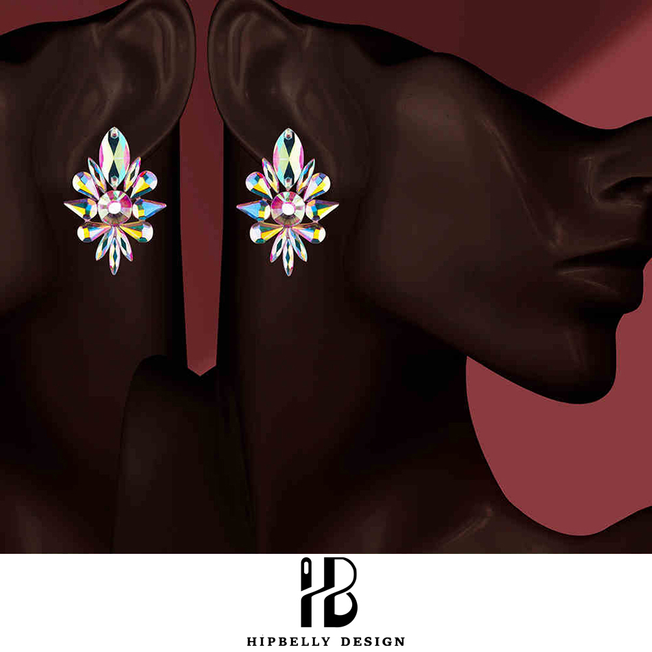 Buikdans Prestaties Accessoire - Diamond Stud Earrings recensie en prijs